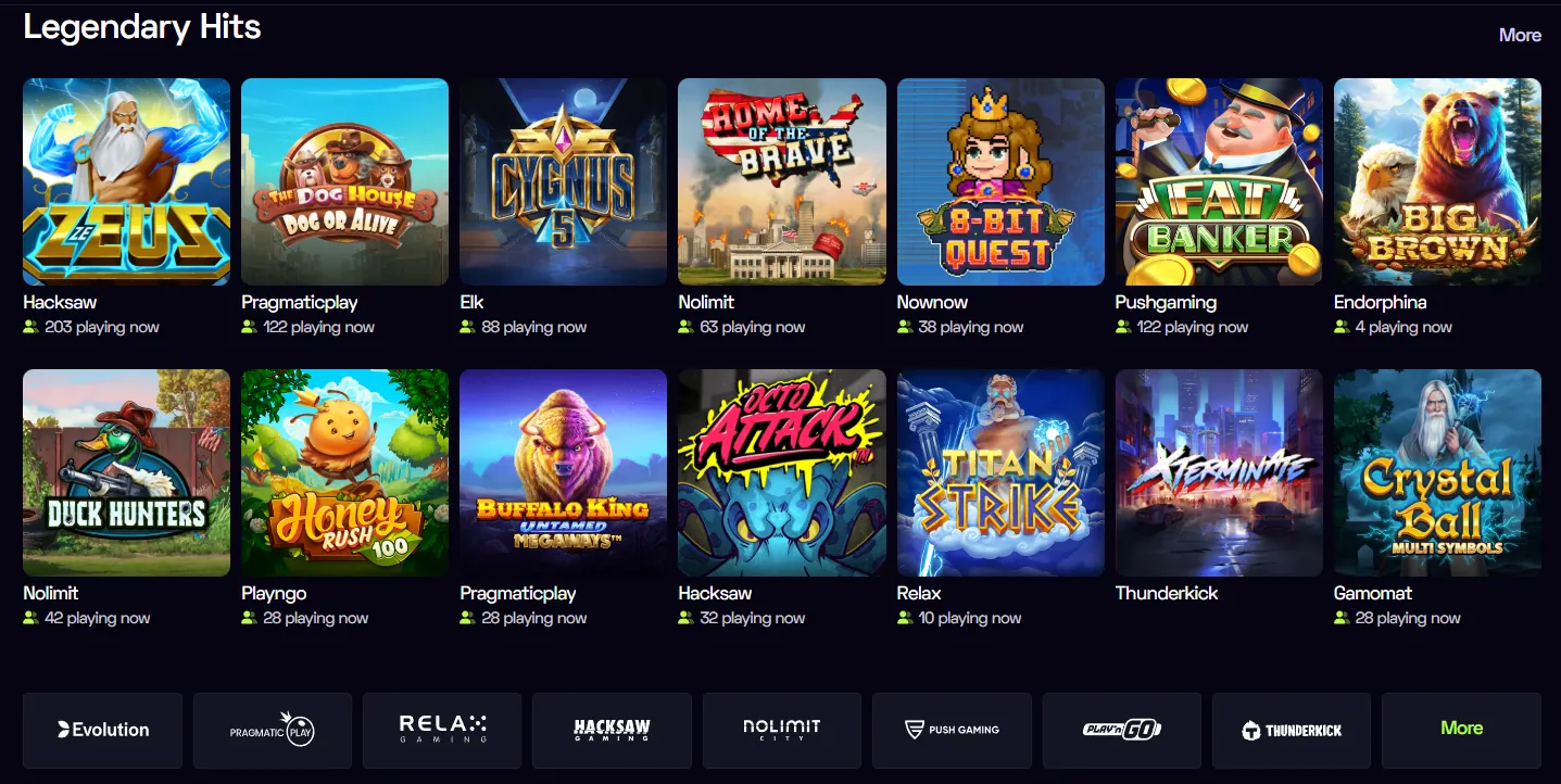 Most popular online casinos 2026 blackjack Immerion casino