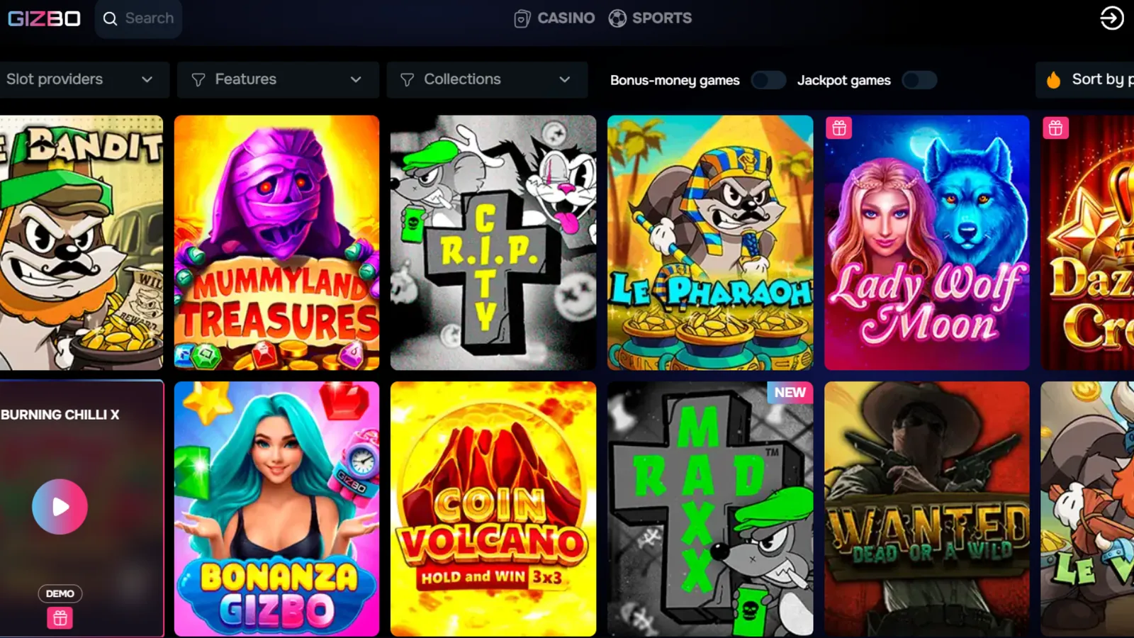 Online casino 2026 gizbo Welcome