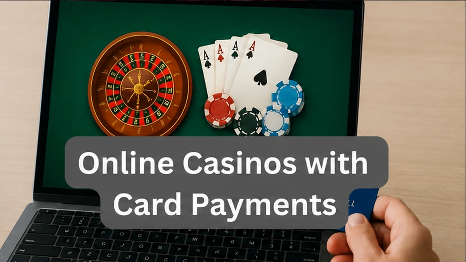 Online casino with card